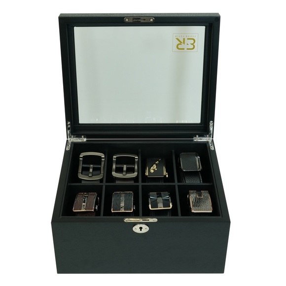 Wooden Belt Organizer ( 8 Compartments ) - Picture 4 of 8